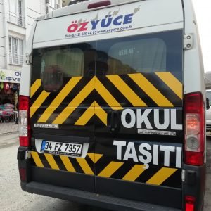Kaliteli okul taşıtı yazısı