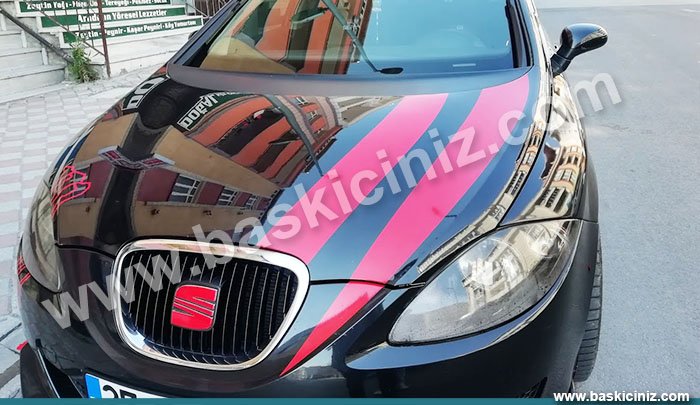 Kaput şerit Seat leon kaput şerit örnekleri Araç ön kaputa şerit örnekleri,Esenyurt araç şerit örnekleri,İstanbul ucuz araba şerit örnekleri