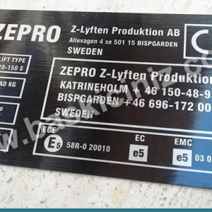 Zepro lift etiketi,Lİft etiketi