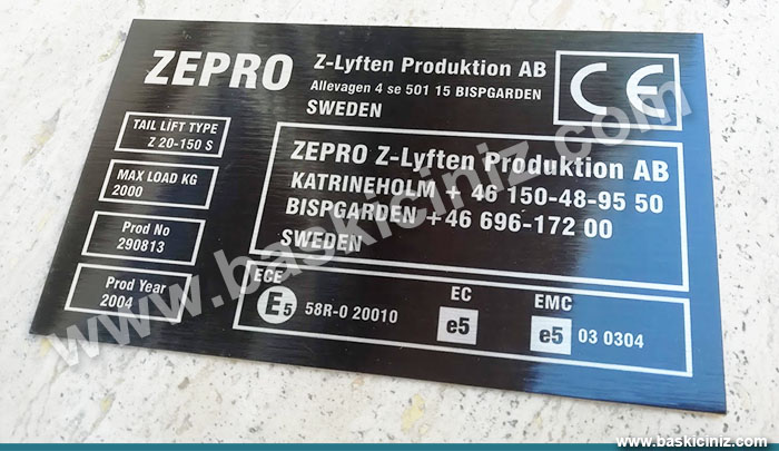 Zepro lift etiketi,Lİft etiketi