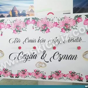Evlilik teklifi afişleri,Söz afişi örnekleri