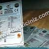 Enerji makinesi metal etiket fiyatı