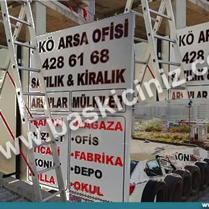 ayakta durabilen tabela,Ayklı demir tabela,Fabrika tabelası